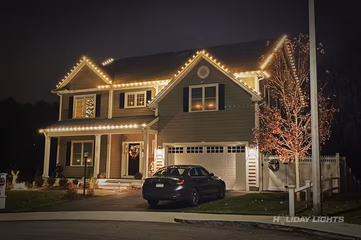 Professional Roofline Lighting in Rhode Island
